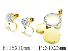 HY Wholesale Jewelry Zircon / Crystal Sets-HY81S1035HJS
