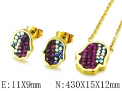 HY Wholesale Jewelry Zircon / Crystal Sets-HY85S0189HFF