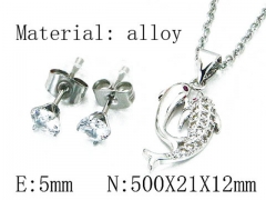 HY Wholesale Jewelry Zircon / Crystal Sets-HY54S0459MLQ
