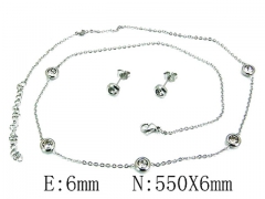 HY Wholesale Jewelry Zircon / Crystal Sets-HY59S2867PE