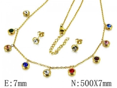 HY Wholesale Jewelry Zircon / Crystal Sets-HY02S2530HLR