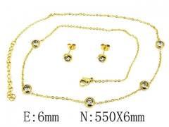 HY Wholesale Jewelry Zircon / Crystal Sets-HY59S2868HHS