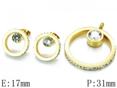 HY Wholesale Jewelry Zircon / Crystal Sets-HY81S0259HMS