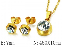 HY Wholesale Jewelry Zircon / Crystal Sets-HY25S0594PW