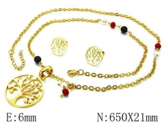HY Wholesale 316 Stainless Steel jewelry Set-HY91S0280IWW