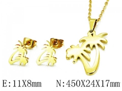 HY Wholesale 316 Stainless Steel jewelry Set-HY58S0587JC