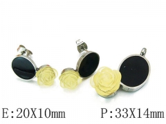 HY Wholesale 316 Stainless Steel jewelry Set-HY64S0760HIV