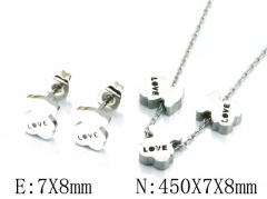 HY Wholesale 316 Stainless Steel jewelry Set-HY64S1102OW