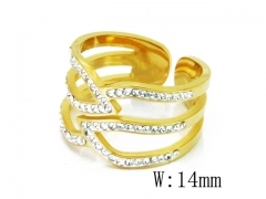 HY Wholesale 316L Stainless Steel Rings-HY19R0012HHC
