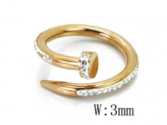 HY Wholesale 316L Stainless Steel Rings-HY19R0003HGG