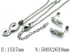HY Wholesale 316 Stainless Steel jewelry Set-HY06S0690H40