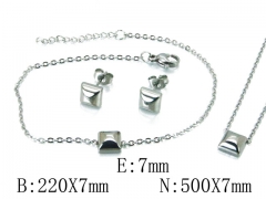 HY Wholesale 316 Stainless Steel jewelry Set-HY59S1389OY