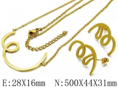 HY Wholesale 316 Stainless Steel jewelry Set-HY06S0685H40