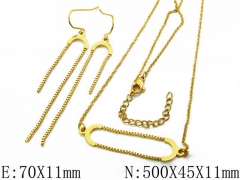HY Wholesale 316 Stainless Steel jewelry Set-HY06S0768H50