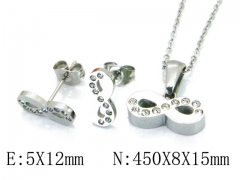 HY Wholesale 316 Stainless Steel jewelry Set-HY91S0552H15