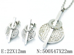 HY Wholesale 316 Stainless Steel jewelry Set-HY91S0590ISS