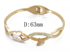 HY Wholesale Stainless Steel 316L Bangle(Crystal)-HY19B0022IEE