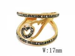HY Wholesale 316L Stainless Steel Rings-HY19R0015HSS