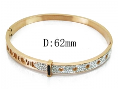 HY Wholesale Stainless Steel 316L Bangle(Crystal)-HY19B0029HPZ