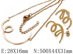 HY Wholesale 316 Stainless Steel jewelry Set-HY06S0684H50