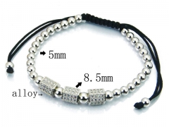 HY Stainless Steel 316L Bracelets (Steel Ball Style)-HY41B0191HOS