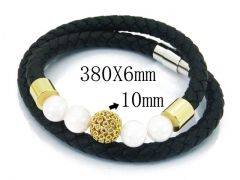 HY Wholesale Bracelets (Leather)-HY41B0083ILY
