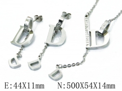 HY Wholesale 316 Stainless Steel jewelry Set-HY91S0595HOE