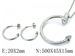 HY Wholesale 316 Stainless Steel jewelry Set-HY91S0605IIX