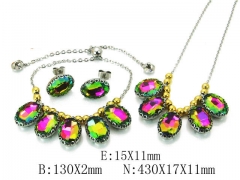 HY Wholesale 316 Stainless Steel jewelry Set-HY92S0110IMB