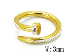 HY Wholesale 316L Stainless Steel Rings-HY19R0002HAA