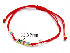 HY Stainless Steel 316L Bracelets (Rope Weaving)-HY41B0199HJS