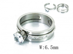 HY Wholesale 316L Stainless Steel Rings-HY19R0023HDD