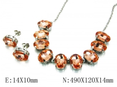 HY Wholesale 316 Stainless Steel jewelry Set-HY92S0017HYY