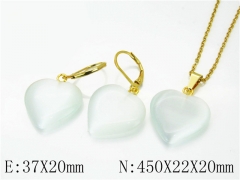HY Wholesale 316 Stainless Steel jewelry Set-HY17S0011HDD