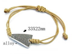 HY Stainless Steel 316L Bracelets (Rope Weaving)-HY41B0182HPA