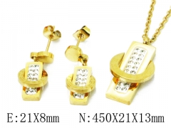 HY Wholesale 316 Stainless Steel jewelry Set-HY91S0593IHF