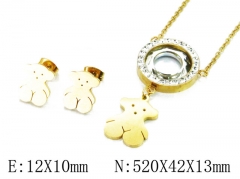 HY Wholesale 316 Stainless Steel jewelry Set-HY64S1090HLX
