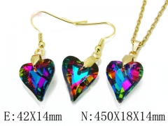 HY Wholesale 316 Stainless Steel jewelry Set-HY85S0241HH5