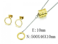 HY Wholesale 316 Stainless Steel jewelry Set-HY59S1436OY