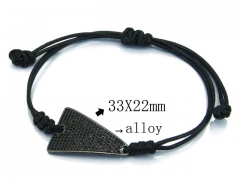 HY Stainless Steel 316L Bracelets (Rope Weaving)-HY41B0184HPE
