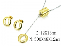 HY Wholesale 316 Stainless Steel jewelry Set-HY59S1449PLD