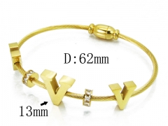 HY Wholesale 316L Stainless Steel Bangle-HY19B0040HNE