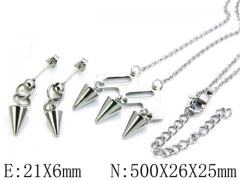 HY Wholesale 316 Stainless Steel jewelry Set-HY06S0795HIZ