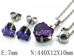 HY Wholesale 316 Stainless Steel jewelry Set-HY30S0125O0