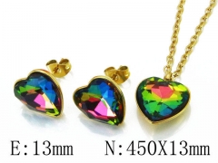 HY Wholesale 316 Stainless Steel jewelry Set-HY85S0238MZ