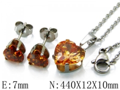 HY Wholesale 316 Stainless Steel jewelry Set-HY30S0126O0