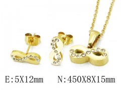 HY Wholesale 316 Stainless Steel jewelry Set-HY91S0553HJL