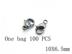 HY Wholesale 316L Stainless Steel Lobster Claw Clasp-HY73A0006HOZ