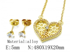 HY Wholesale 316 Stainless Steel jewelry Set-HY54S0487OT