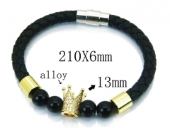 HY Wholesale Bracelets (Leather)-HY41B0026HOC
